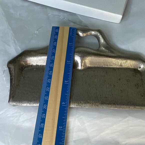 Antique silver plated crumb catcher waitstaff butlers - Picture 5 of 6